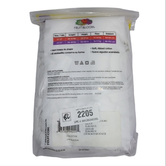 Boys Bundle NWT Fruit of the Loom Tanks/Disney Junior Socks/Elephant Toy - Picture 7 of 10